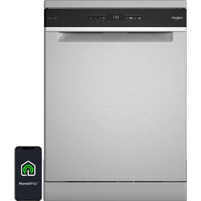 Whirlpool WH6FTC14B4N6WX 60cm Automatyczne otwieranie drzwi Szuflada na sztućce Zdalne sterowanie