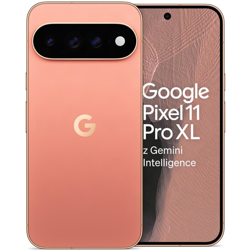 Smartfon GOOGLE Pixel 11 Pro XL 5G 12/256GB 6.8" 120Hz Miedziany róż