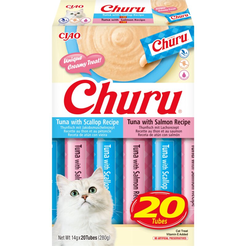 Przysmak dla kota INABA Ciao Churu Tuńczyk 20 x 14 g