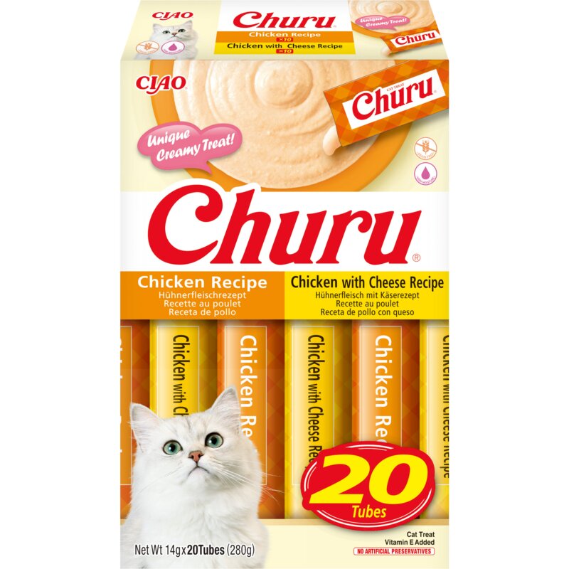 Przysmak dla kota INABA Ciao Churu Kurczak 20 x 14 g