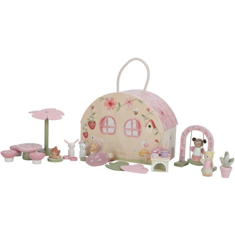 Domek dla lalek LITTLE DUTCH Leśny domek Fairy Garden LD7360