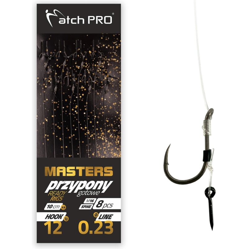 Przypon MATCHPRO MF Masters Spike M16 NR 10 0.23 mm / 10 cm (8 szt.)