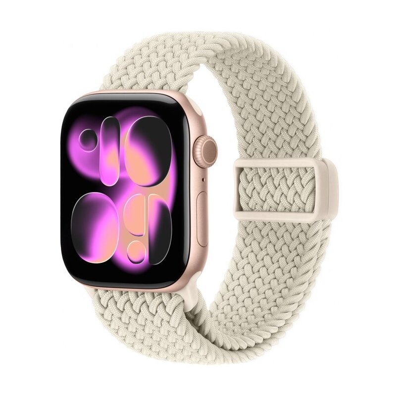 Pasek CRONG Wave Band do Apple Watch do koperty 38/40/41/42mm Beżowy