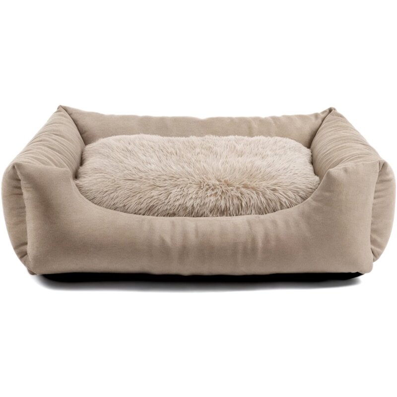 Legowisko dla psa POOM Fluffy Nelo Kremowy M 80 x 65 cm