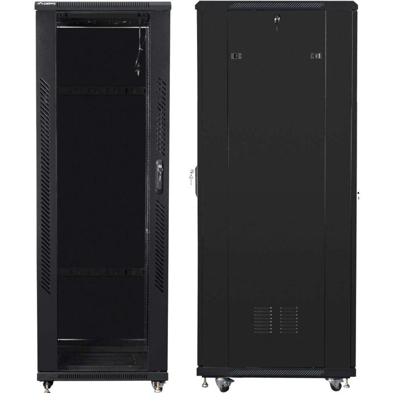 Lanberg Szafa stojąca Rack 19 cali 37U 600x800mm czarna