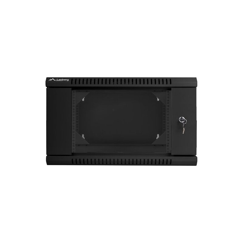Lanberg Szafa instalacyjna wisząca dwusekcyjna 19 cali 6U 600X600mm czarna