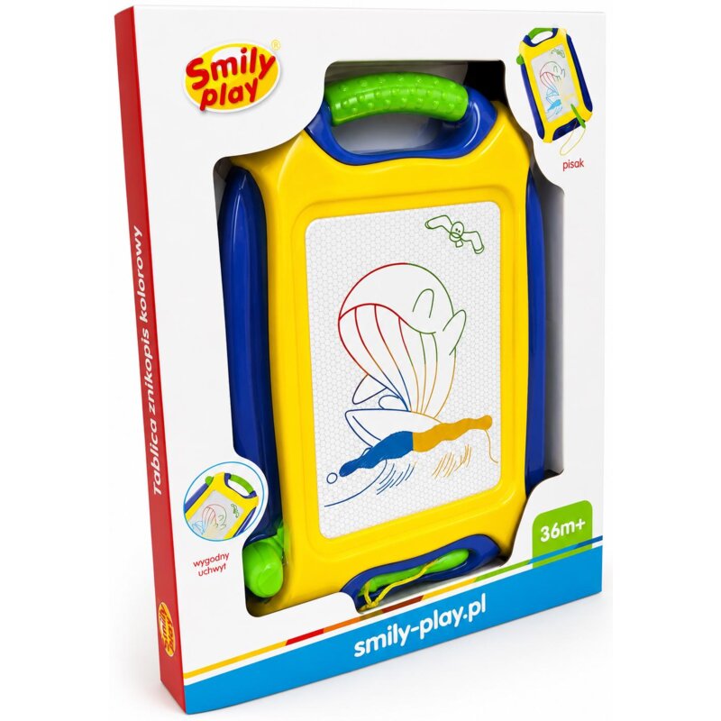 Tablica magnetyczna SMILY PLAY Znikopis kolorowy 84960