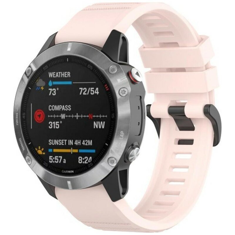 Pasek BELINE do Garmin Fenix E/ Fenix 8 /Fenix 7 Pro/ Marq Gen2/ Epix Pro Gen 2 Różowy