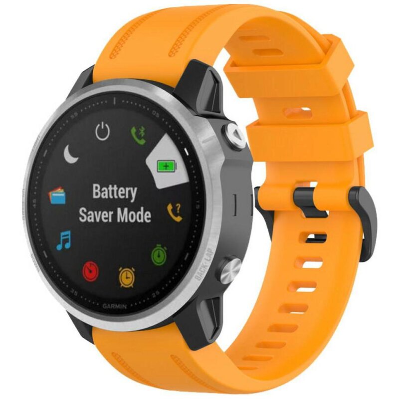 Pasek BELINE do Garmin Fenix 8/ Fenix 7S/ Fenix 6S/ Fenix 5S/ Mk3/ Mk3i/ Instinct 2S Pomarańczowy