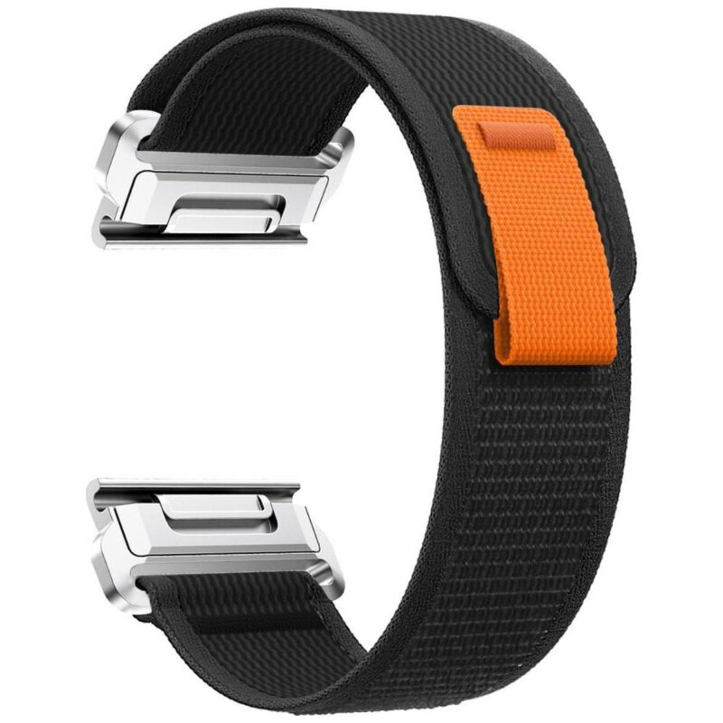 Pasek BELINE Wild Path Loop Watch do Garmin Tactix 7 Pro Ballistics Edition/ Descent Mk2i/ D2 Charlie/ Enduro/ Fenix 3 Czarno pomarańczowy