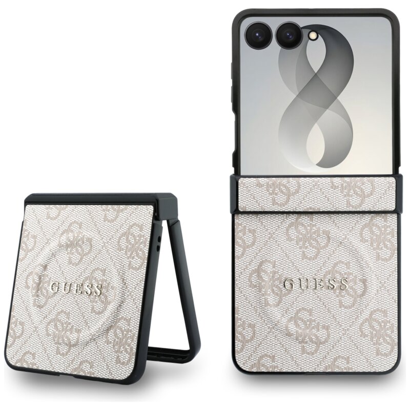Guess 4G Classic MagSafe do Galaxy Z Flip8 Różowy