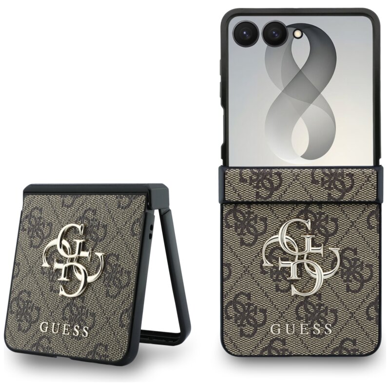 Etui GUESS 4G Big Logo do Samsung Galaxy Z Flip 8 Brązowy