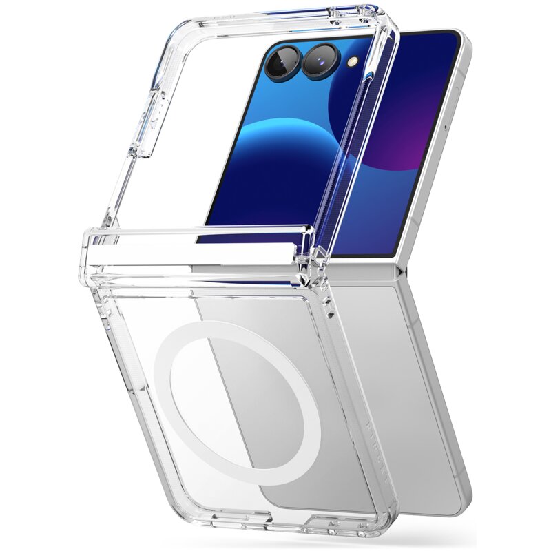 Etui RINGKE Fusion Flap Magnetic MagSafe do Samsung Galaxy Z Flip 8 Przezroczysty