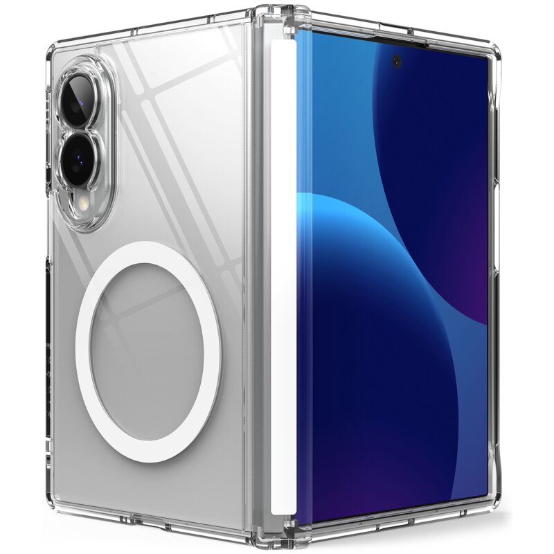 Etui RINGKE Fusion Flap Magnetic MagSafe do Samsung Galaxy Z Fold 8 Przezroczysty