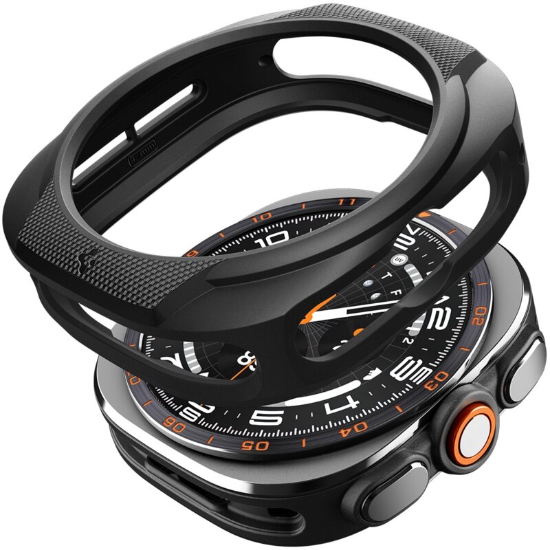 Etui SPIGEN Liquid Air do Samsung Galaxy Watch Ultra 2 2026 (47mm) Czarny matowy