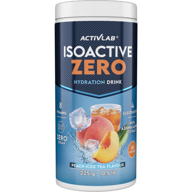Izotonik ACTIVLAB Isoactive Zero Ice Tea Brzoskwinia (225 g)
