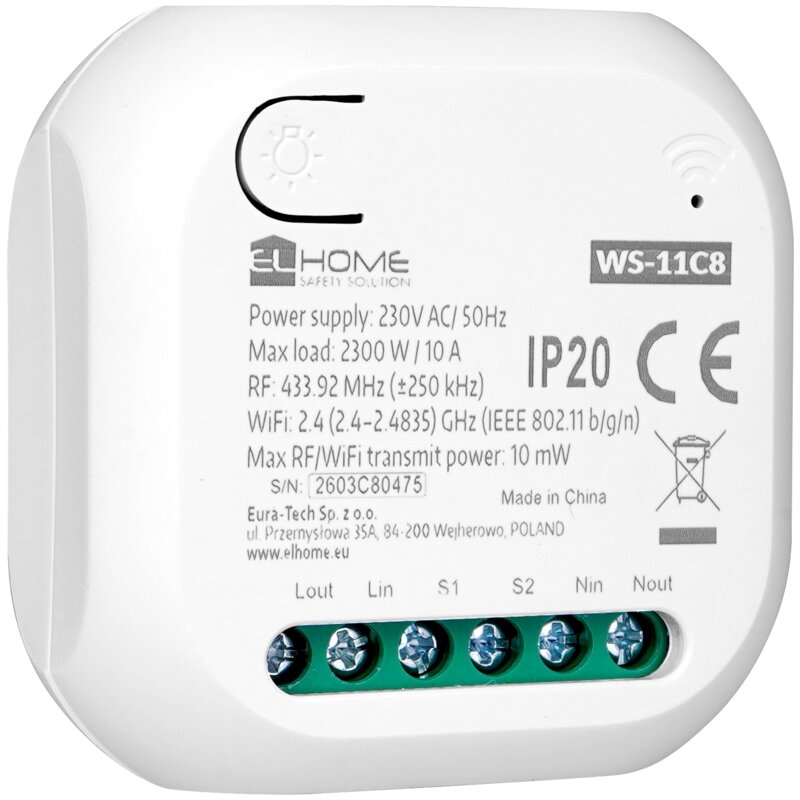 Inteligentny sterownik EL HOME WS-11C8