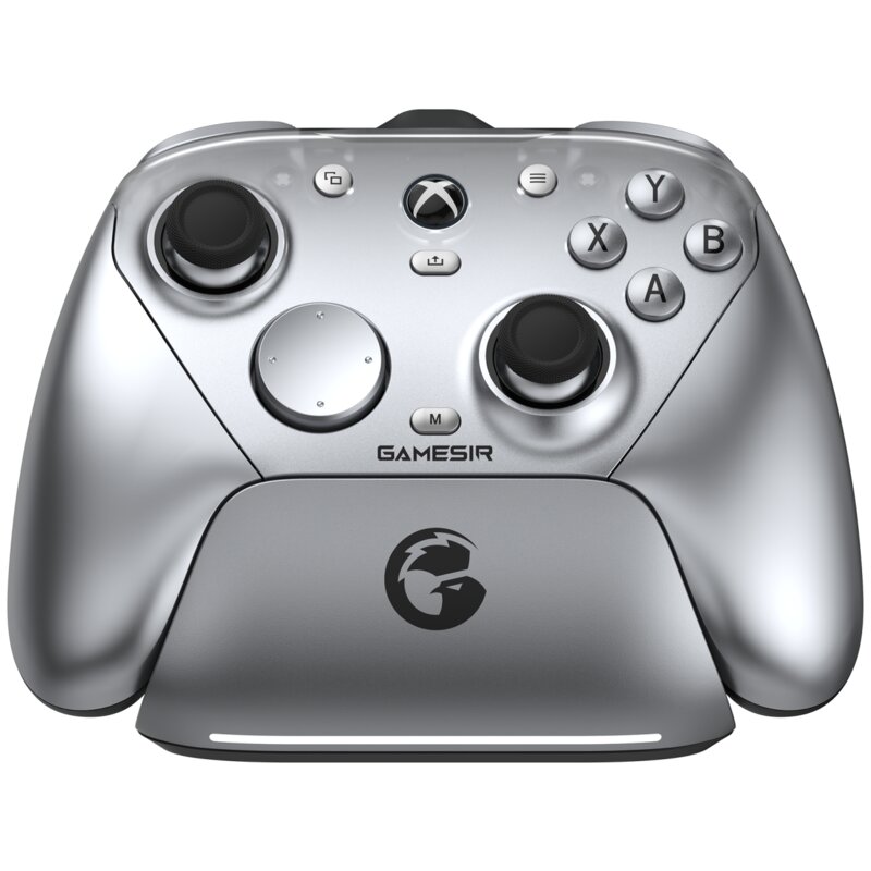 Kontroler GAMESIR G7 Pro Tri-Mode Srebrny