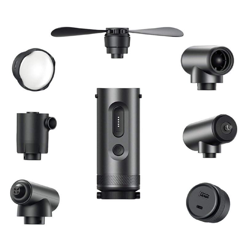 Outdoorowy wielofunkcyjny powerbank 4SMARTS SnapKit 7w1 3500 mAh Czarny