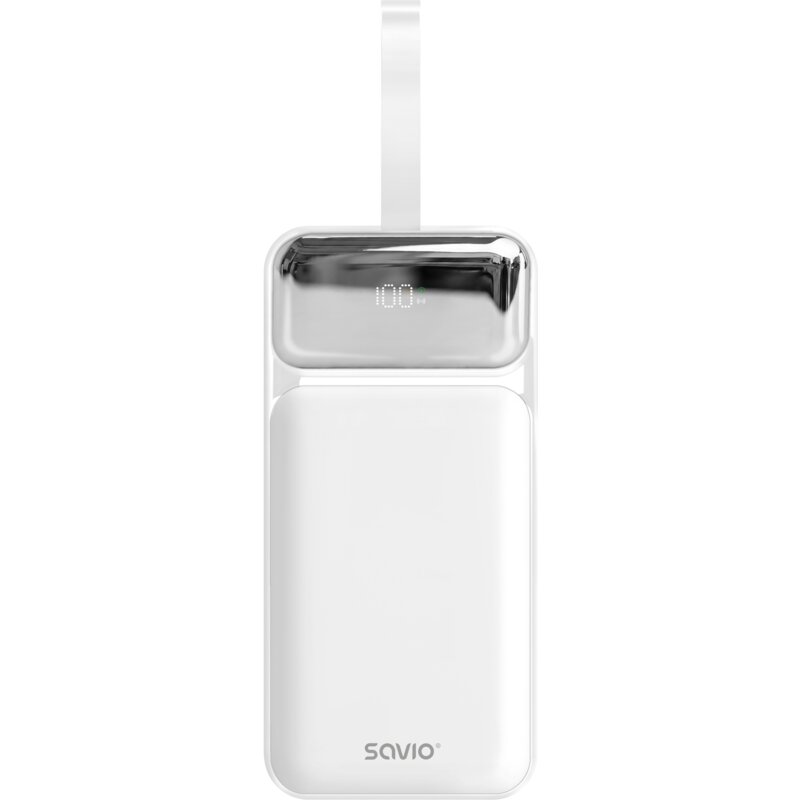 Savio Powerbank BA-15 50000 mAh biały