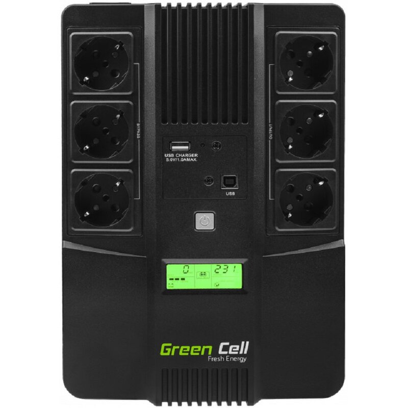 Zasilacz UPS GREENCELL UPS06 AiO 600VA 360W