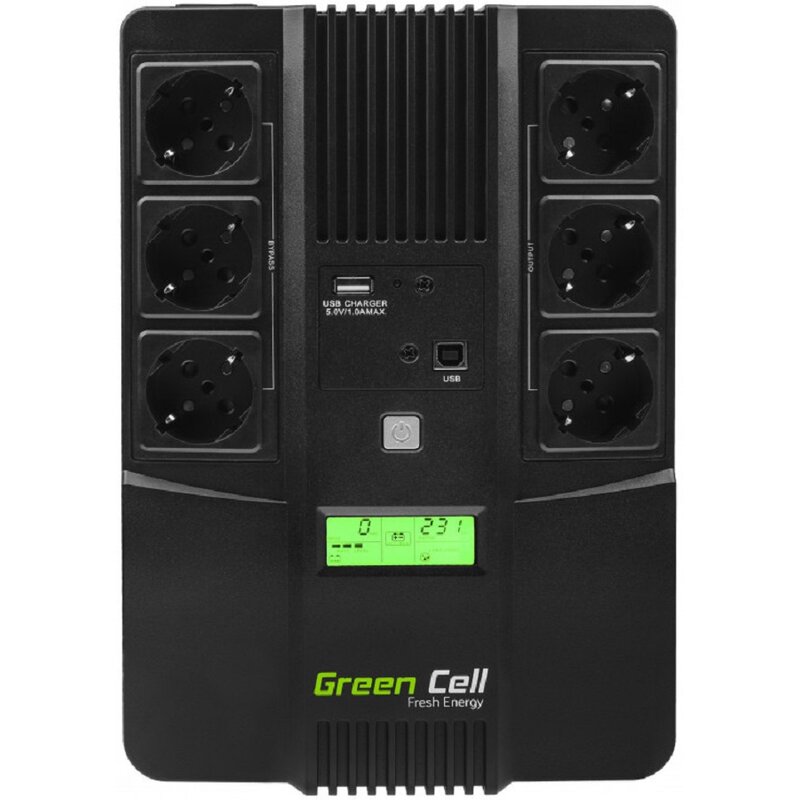 Zasilacz UPS GREENCELL UPS07 AiO 800VA 480W
