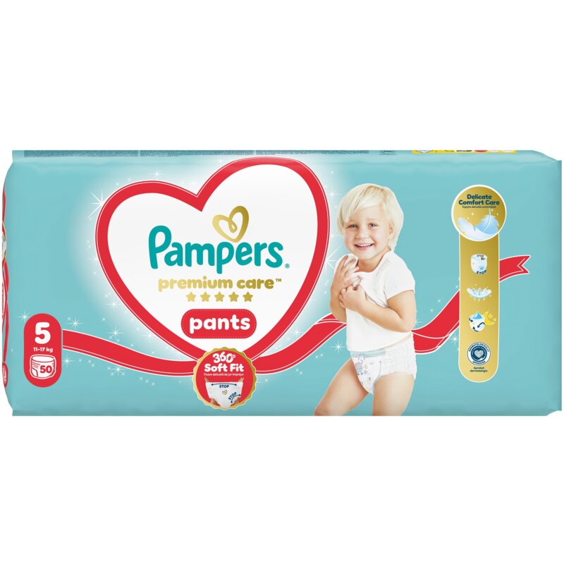 Pieluchomajtki PAMPERS Premium Care Pants 5 (50 szt.)
