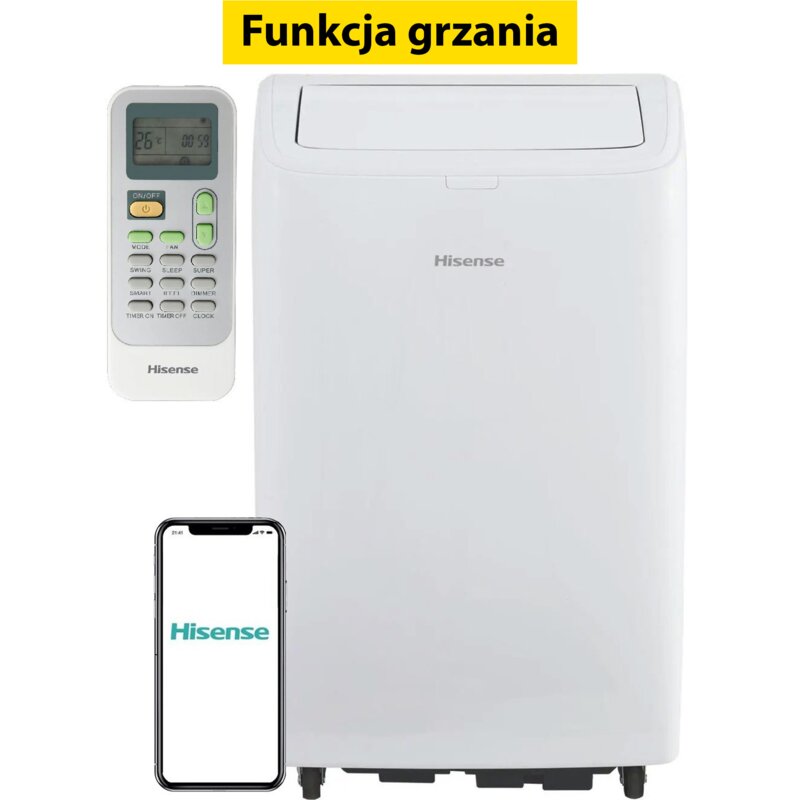 Klimatyzator przenośny HISENSE APH12QC WiFi Osuszanie Grzanie