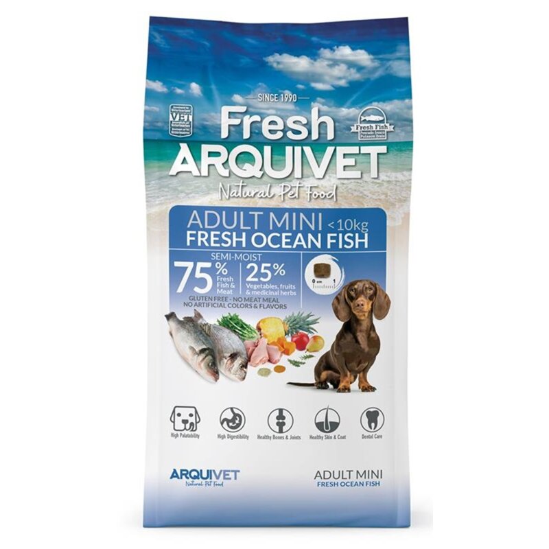 Karma dla psa ARQUIVET Fresh Półwilgotna Ryba oceaniczna 1 kg