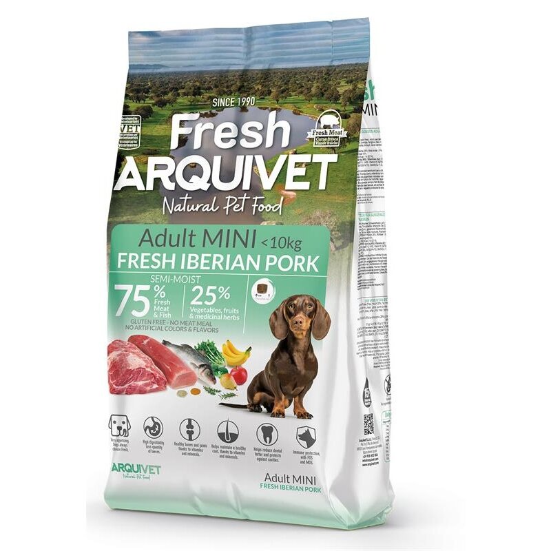 Karma dla psa ARQUIVET Fresh Półwilgotna Wieprzowina Iberyjska 2.5 kg