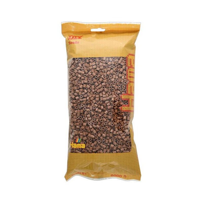 Zestaw kreatywny HAMA Midi 6000 koralików w torebce 015-205-76 Brązowy