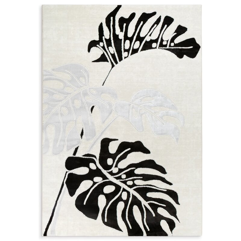 Dywan EUROFIRANY Aura1 80 x 150 cm Kremowy