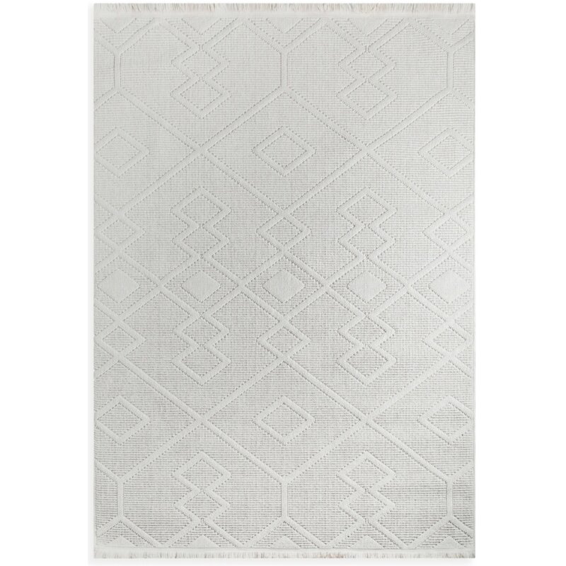 Dywan EUROFIRANY Simone 140 x 190 cm Beżowy