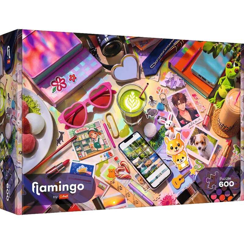 Puzzle TREFL Flamingo Mój mały świat 12204 (600 elementów)