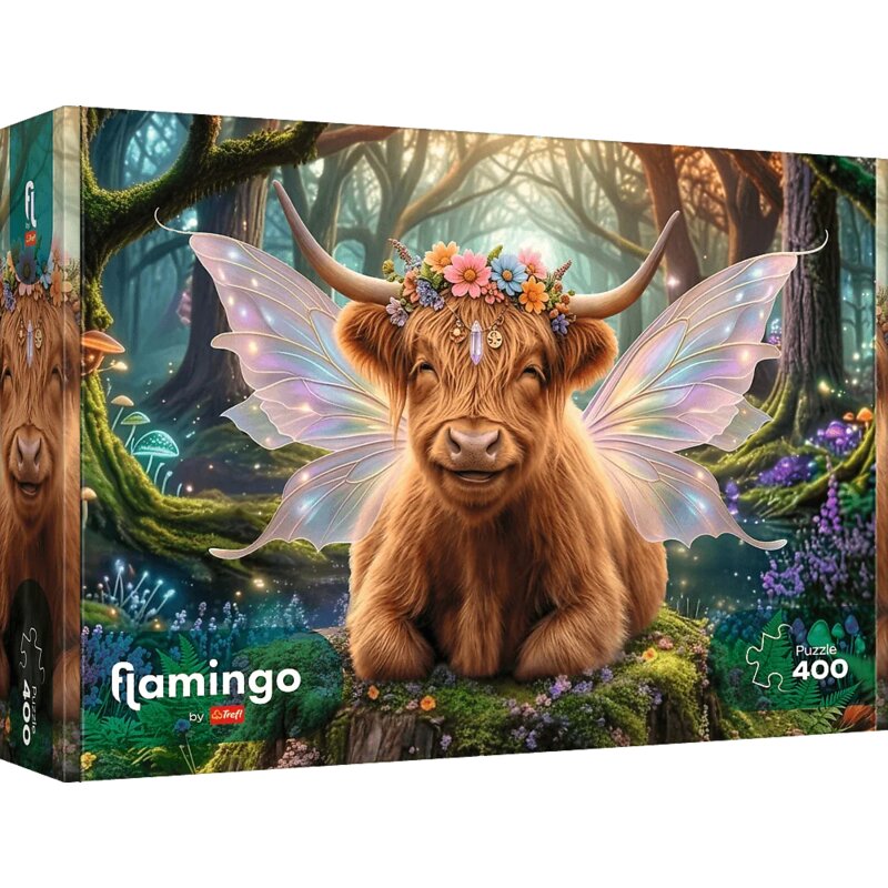 Puzzle TREFL Flamingo Leśna opiekunka snów 11210 (400 elementów)