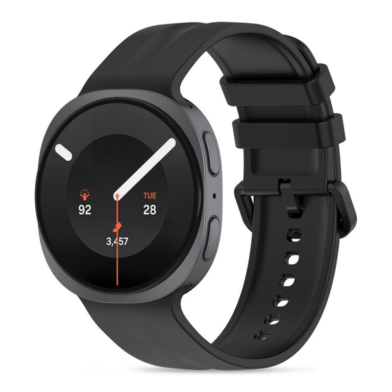 Pasek TECH-PROTECT Silicone Evo do Samsung Galaxy Watch 8/9/Classic do koperty 40/44/46 mm Czarny