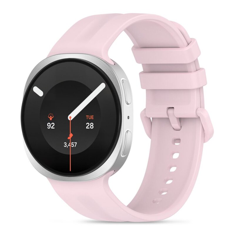 Pasek TECH-PROTECT Silicone Evo do Samsung Galaxy Watch 8/9/Classic do koperty 40/44/46 mm Jasnoróżowy