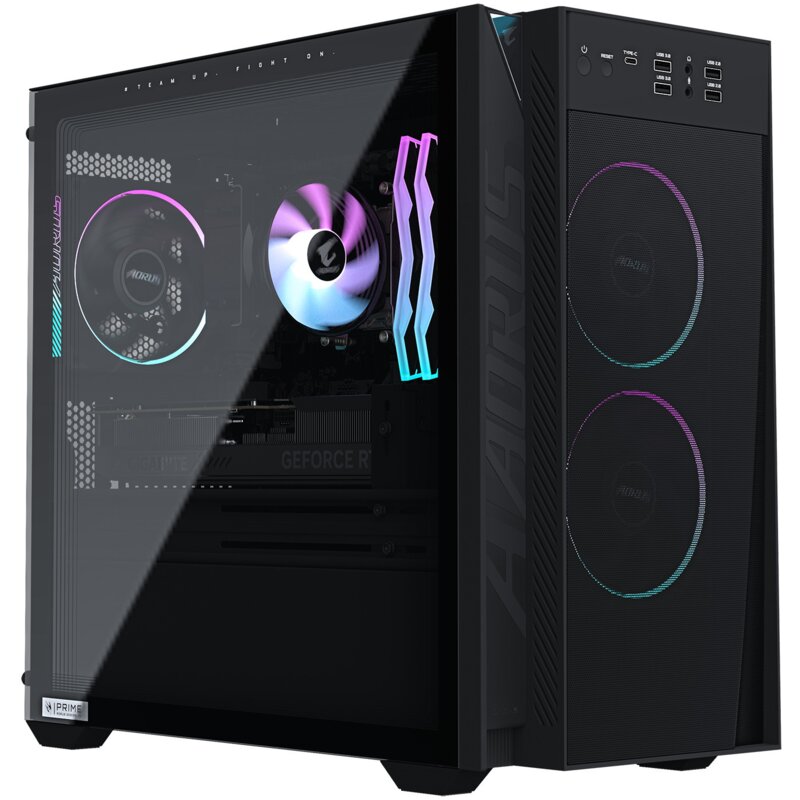 Komputer GIGABYTE Aorus Prime 3 AP3A7N7-5100 R7-9700X 32GB RAM 1TB SSD GeForce RTX5070 DLSS 4.5 Wi-Fi Windows 11 Home