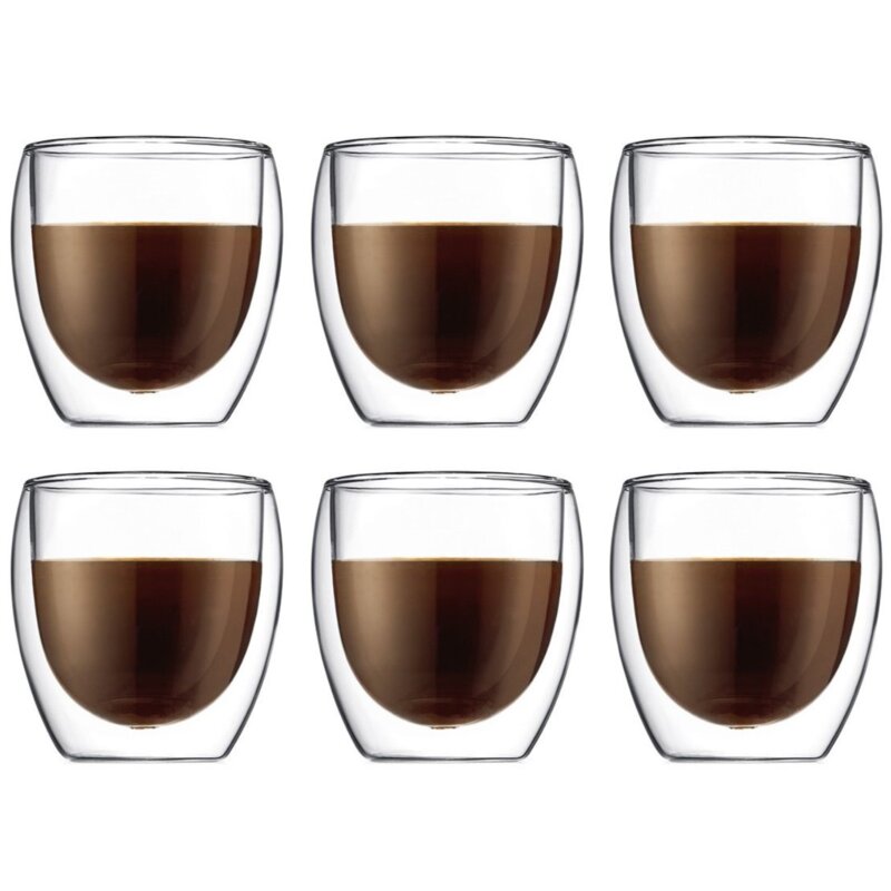 Zestaw szklanek BODUM Pavina 250 ml (6 sztuk)