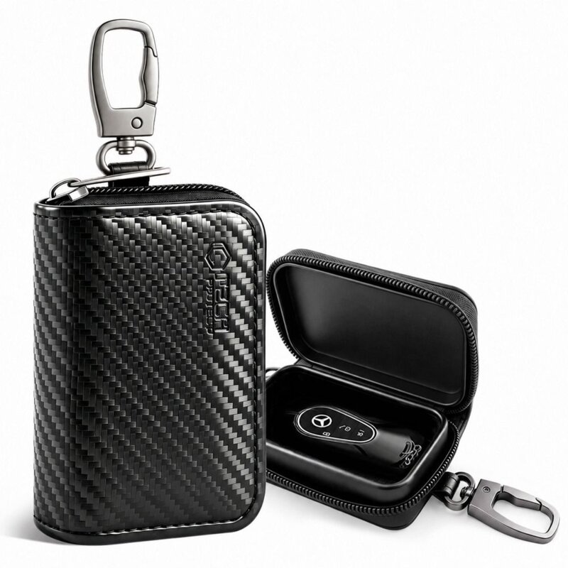 Etui z ochroną RFID na kluczyki TECH-PROTECT KLR300 Keyless RFID Karbon