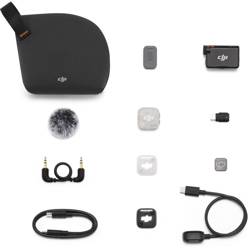 System bezprzewodowy DJI Mic Mini 2S (1 TX + 1 RX)