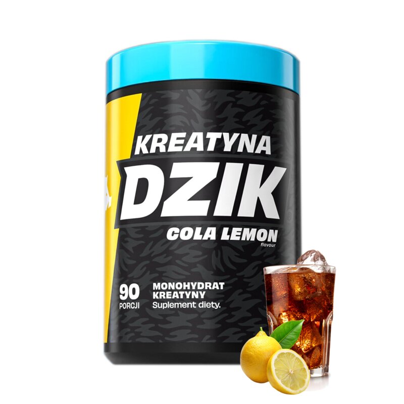 Monohydrat kreatyny DZIK Cola i cytryna (369 g)