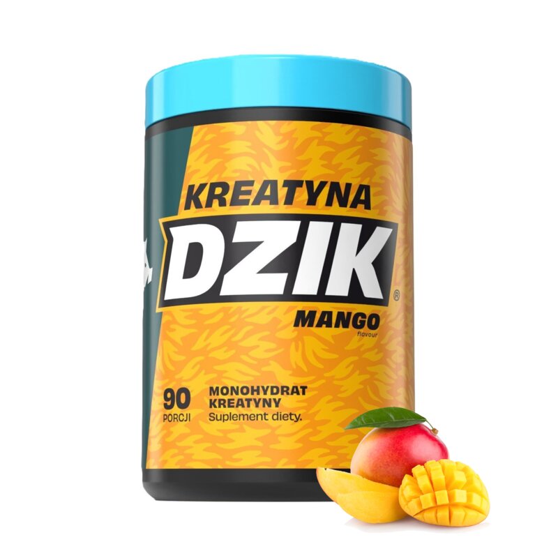 Monohydrat kreatyny DZIK Mango (369 g)
