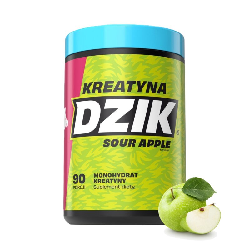 Monohydrat kreatyny DZIK Kwaśne Jabłko (369 g)