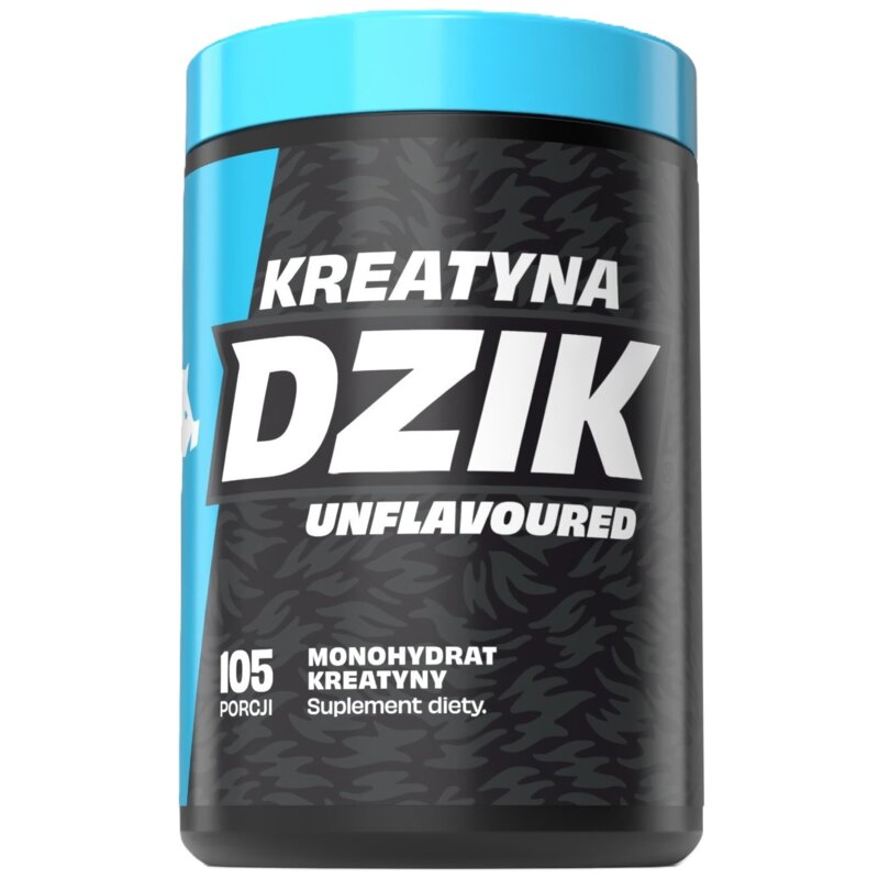 Monohydrat kreatyny DZIK Naturalny (369 g)
