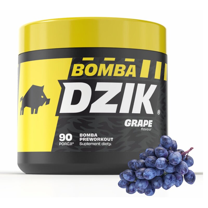 Przedtreningówka DZIK Bomba Grape (300 g)