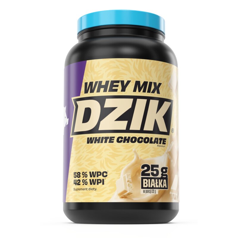 Odżywka białkowa DZIK Biała czekolada (704 g)