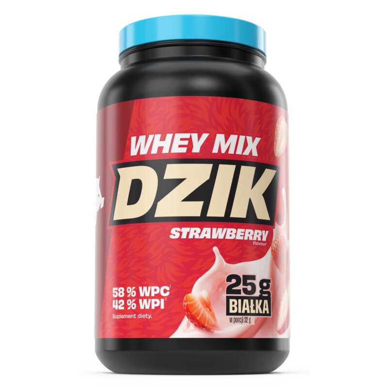 Odżywka białkowa DZIK Truskawkowa (704 g)