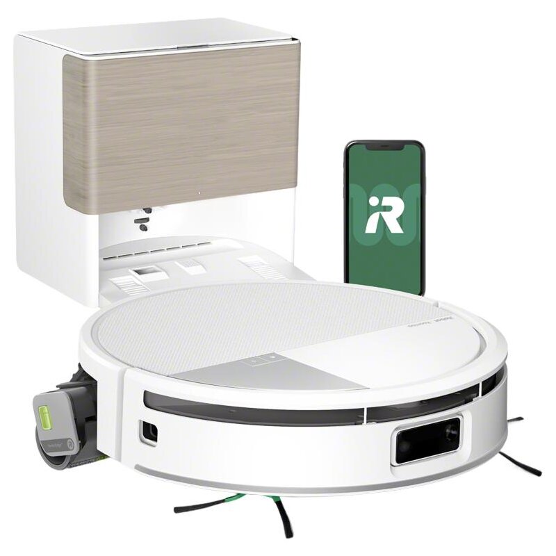 iRobot Roomba Max 775 Combo Funkcja mopowania Stacja oczyszczająca Tworzenie mapy pomieszczenia 63dB Biały
