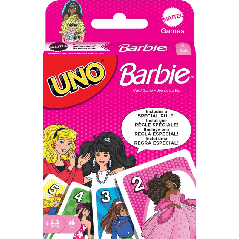 Gra karciana UNO Barbie JHB17